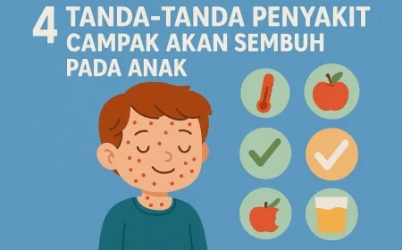 4 Tanda Tanda Penyakit Campak Akan Sembuh Pada Anak