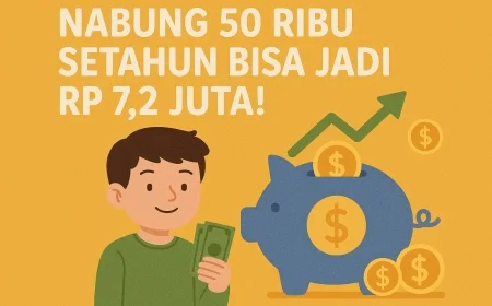 Menakjubkan! Nabung 50 Ribu Setahun Bisa Jadi Rp 7,2 Juta!