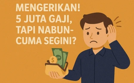 Mengerikan! 5 Juta Gaji, Tapi Nabungnya Cuma Segini?