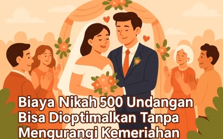Menakjubkan! Biaya Nikah 500 Undangan Bisa Dioptimalkan Tanpa Mengurangi Kemeriahan