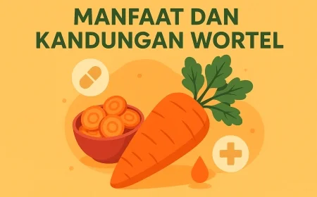6 Manfaat Dan Kandungan Wortel Yang Penting Bagi Tubuh