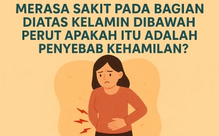 Merasa Sakit Pada Bagian Diatas Kelamin Dibawah Perut Apakah itu Adalah Penyebab Kehamilan? Ini Gejala dan Penyebabnya!