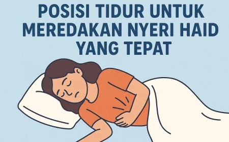 Posisi Tidur untuk Meredakan Nyeri Haid yang Tepat