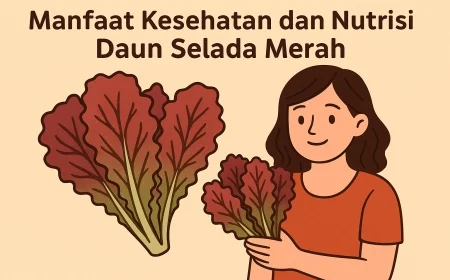 9 Manfaat Kesehatan dan Nutrisi Daun Selada Merah