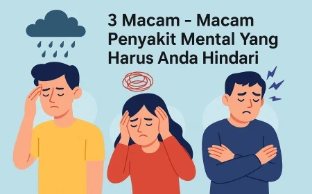 3 Macam - Macam Penyakit Mental Yang Harus Anda Hindari