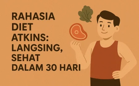 Rahasia Diet Atkins: Langsing ; Sehat dalam 30 Hari