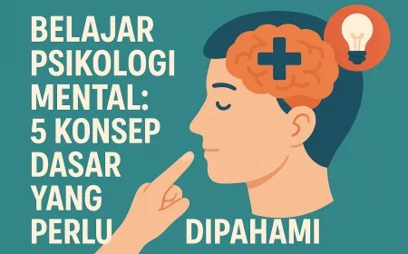 Belajar Psikologi Mental: 5 Konsep Dasar Yang Perlu Dipahami