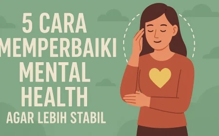 5 Cara Memperbaiki Mental Health Agar Lebih Stabil