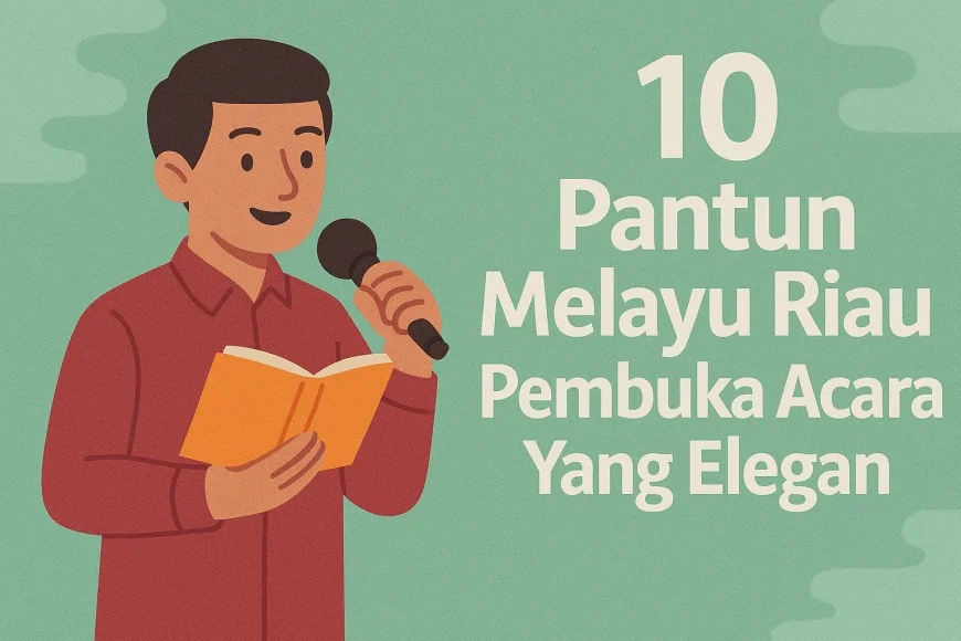 10 Pantun Melayu Riau Pembuka Acara Yang Elegan