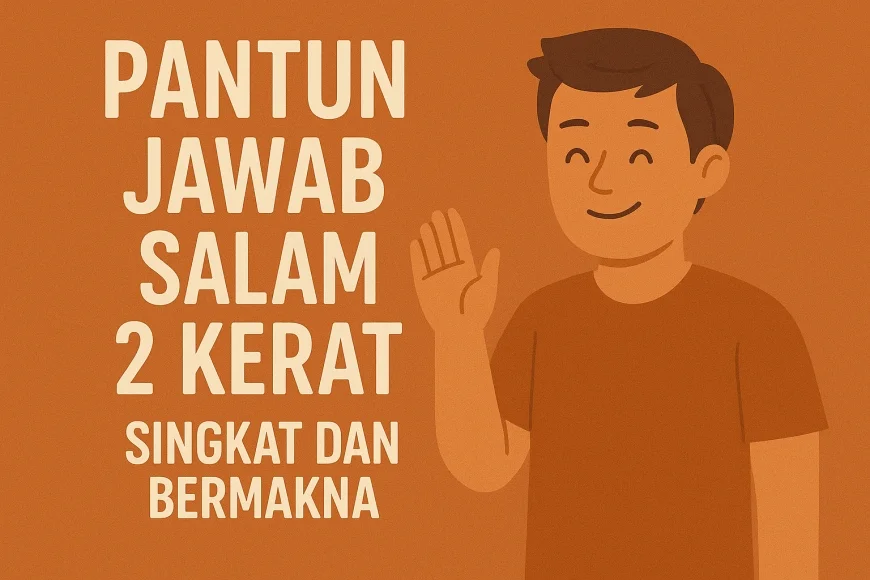 6 Pantun Jawab Salam 2 Kerat, Singkat Dan Bermakna
