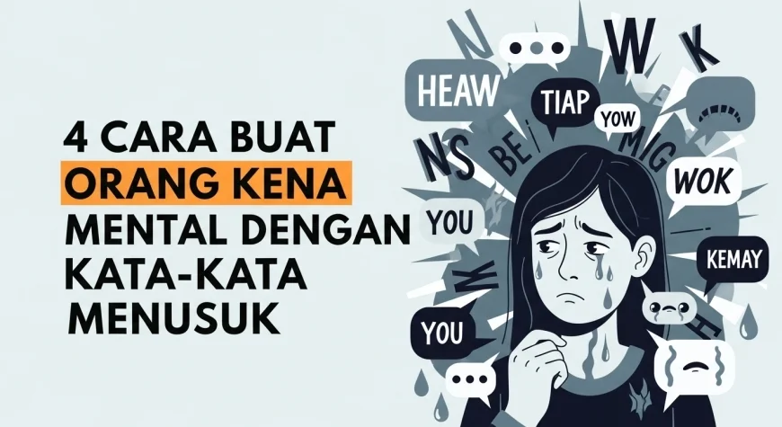 4 Cara Buat Orang Kena Mental Dengan Kata-kata Menusuk