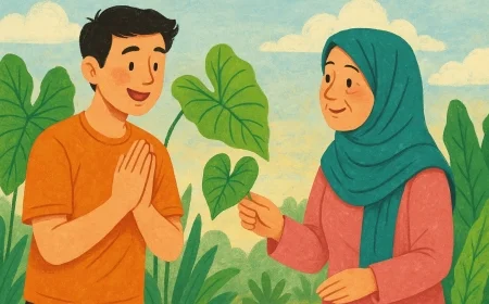 10 Pantun Terima Kasih Daun Keladi Yang Menghibur