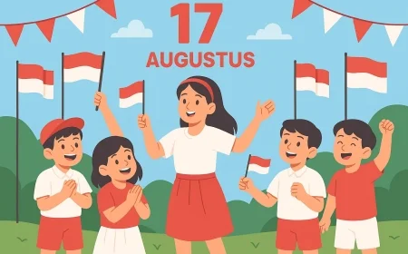 20 Pantun 17 Agustus untuk Anak SD, Penuh Ceria dan Cinta Tanah Air!