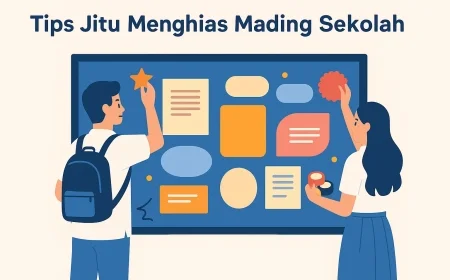 10 Tips Jitu Menghias Mading Sekolah agar Estetik dan Juara Lomba
