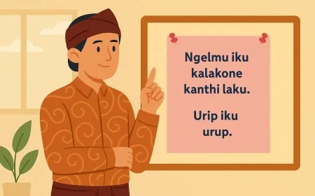 5 Pantun Jawa Motivasi 2 Baris, Singkat Tapi Kuat