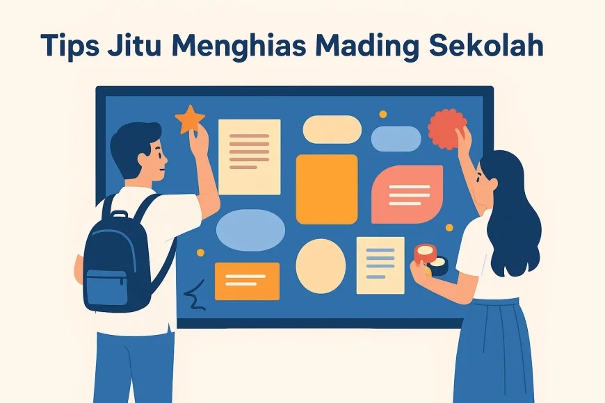 10 Tips Jitu Menghias Mading Sekolah agar Estetik dan Juara Lomba