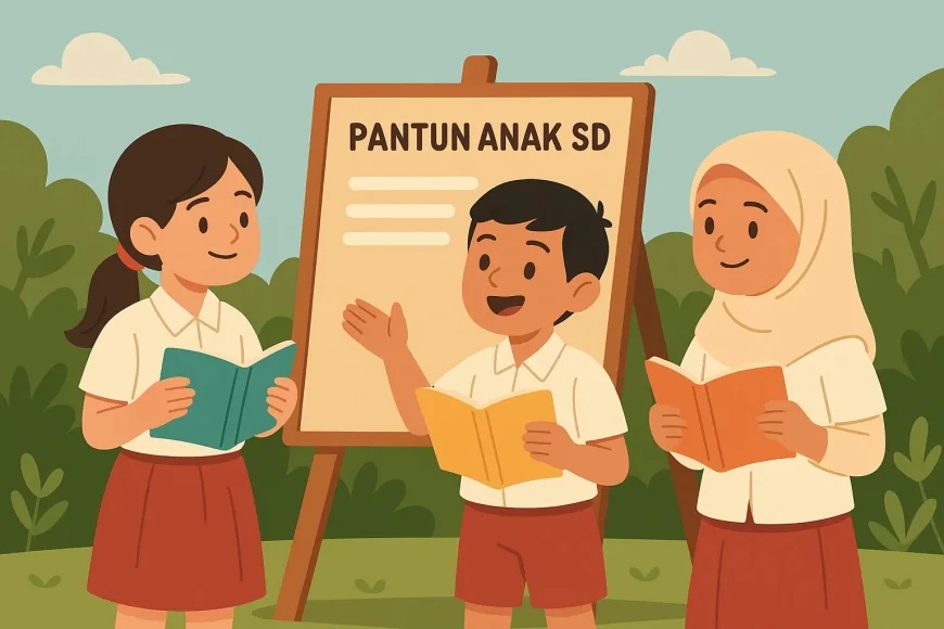 12 Pantun Anak SD Kelas 6 Yang Seru Dan Edukatif