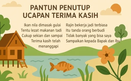 12 Pantun Penutup Ucapan Terima Kasih Yang Elegan
