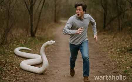 7 Arti Mimpi Dikejar Ular Putih, Waspada Atau Keberuntungan?