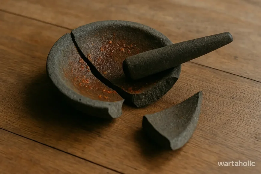 PRANG! Mimpi Cobek Pecah di Dapur? Ini Bukan Pertanda Baik, Ini Artinya!