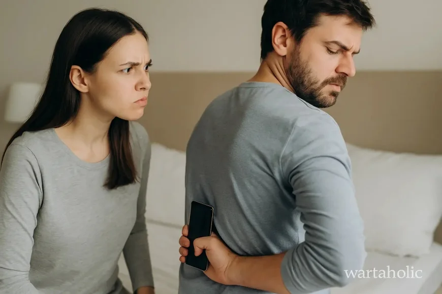 Arti Mimpi Suami Menyembunyikan Sesuatu: Pertanda Firasat Buruk atau Cuma Cerminan Isi Hatimu?