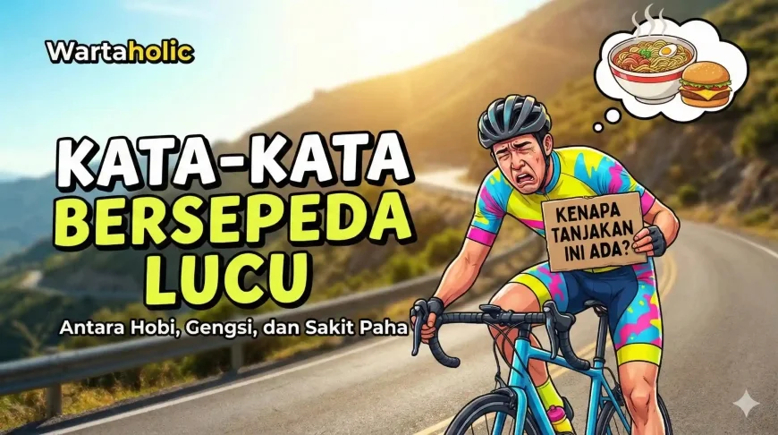 30 Kata-Kata Bersepeda Lucu, Relate Banget Sama Tanjakan!