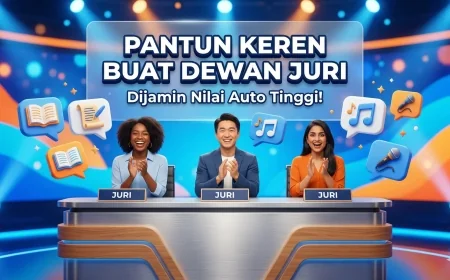 60 Pantun untuk Dewan Juri Lomba: Lucu, Formal, Merayu & Penutup