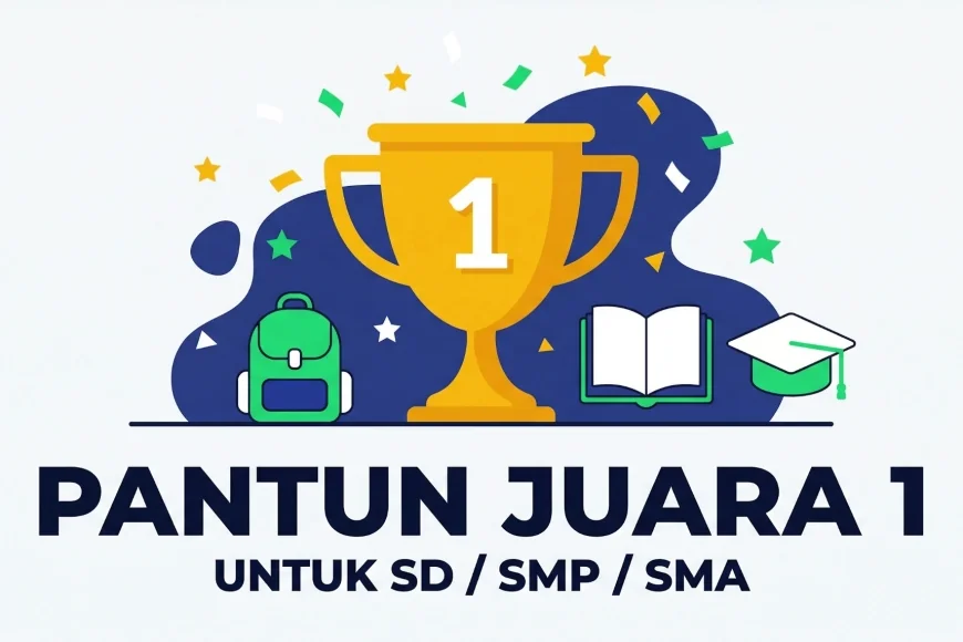 50+ Pantun untuk Juara 1 SD, SMP, SMA: Beri Apresiasi Spesial yang Berkesan!