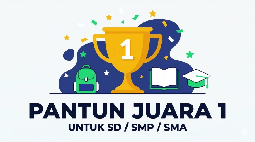 50+ Pantun untuk Juara 1 SD, SMP, SMA: Beri Apresiasi Spesial yang Berkesan!