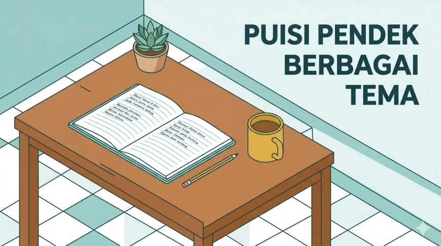 60+ Puisi Pendek Berbagai Tema: Romantis, Sedih & Estetik