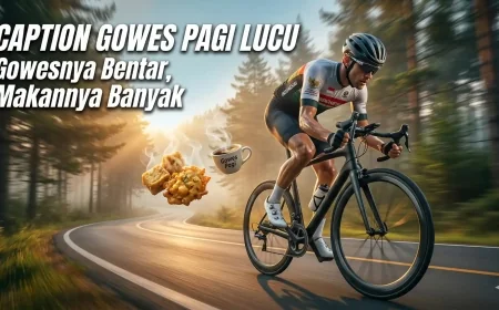 100+ Caption Gowes Pagi Hari Lucu & Estetik untuk Sosmed