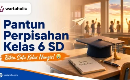 50 Pantun Perpisahan Kelas 6 SD Bikin Nangis, Haru Banget untuk Guru dan Teman