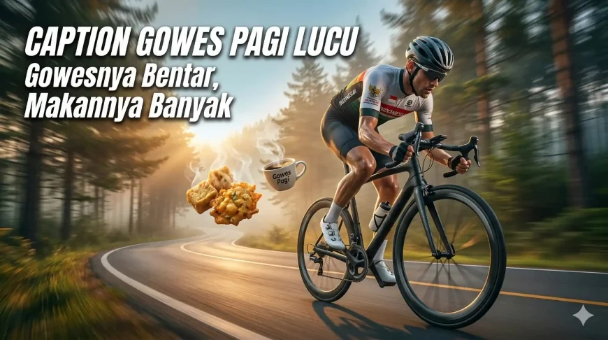 100+ Caption Gowes Pagi Hari Lucu & Estetik untuk Sosmed