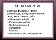 7 Ciri-Ciri Luar Biasa Orang Dengan Mental Sehat Yang Memikat